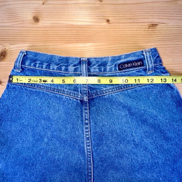 Vintage Calvin Klein High Rise Mom Jeans Size 27‎ (Tagged 11) USA 90s - Picture 5 of 7